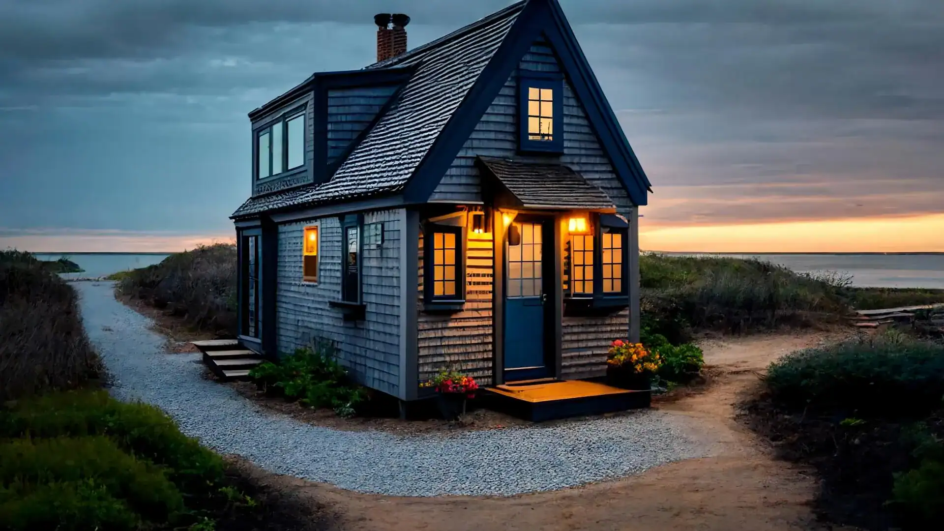 A house 