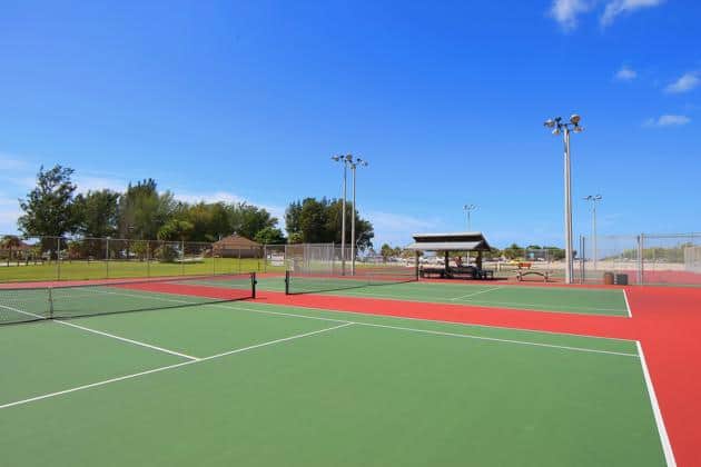 Tennis courts