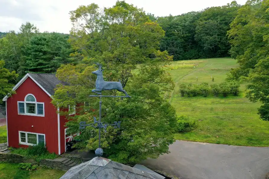 A rural Vermont scene in late fall
