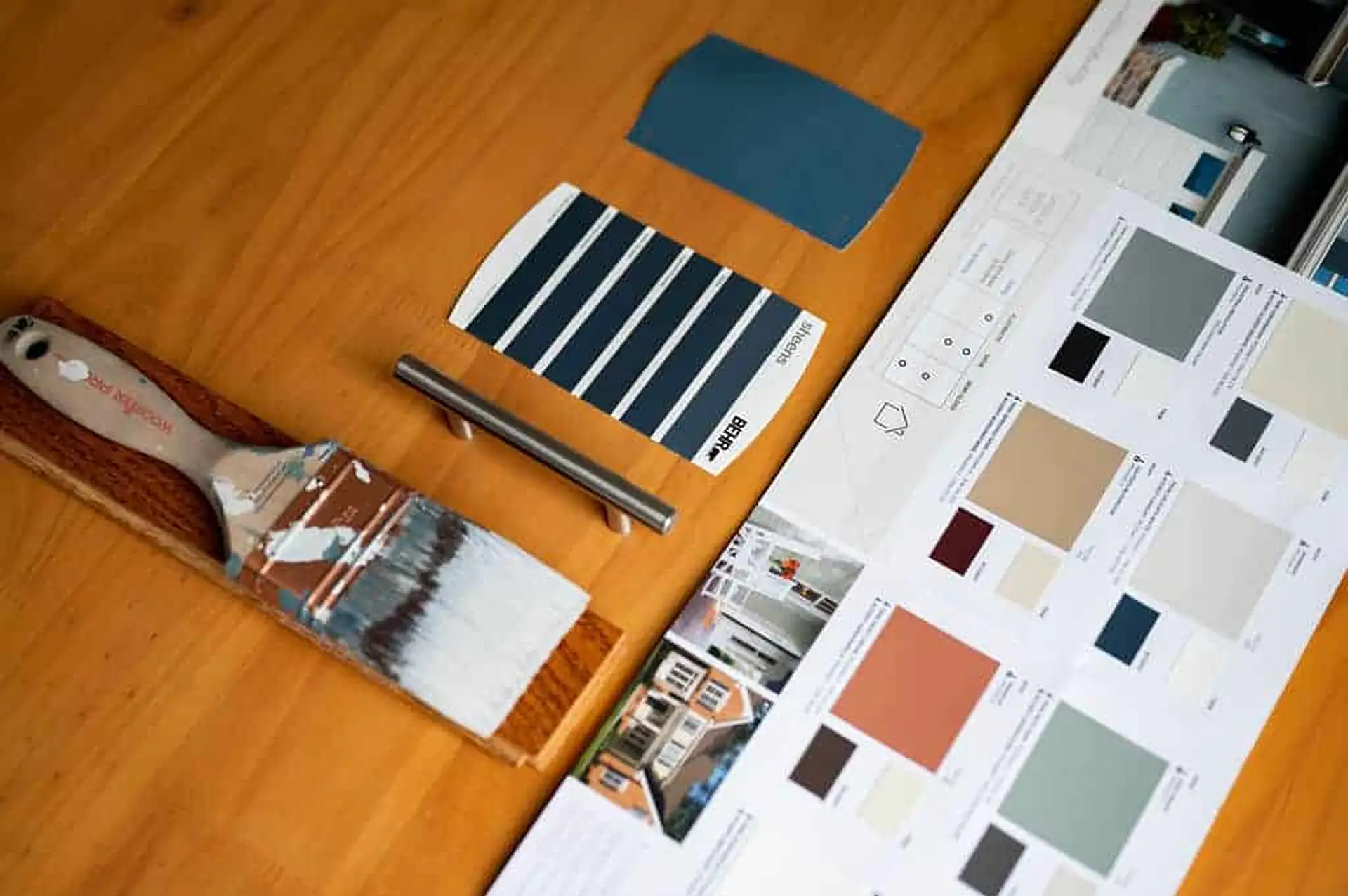 design tools on the table