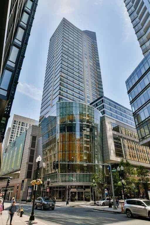 The Ritz-Carlton Towers seen from Avery Street