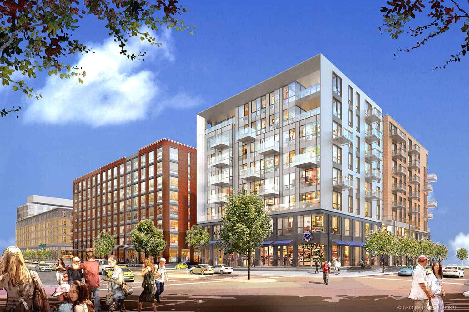 Architectural rendering of Sepia at 401 Harrison Avenue
