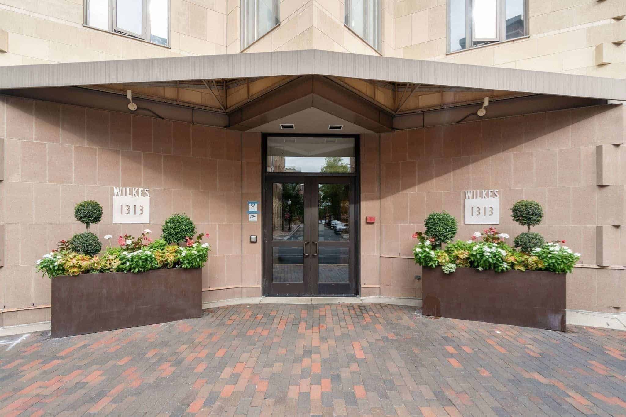 The Wilkes Passage entrance at 1313 Washington Street