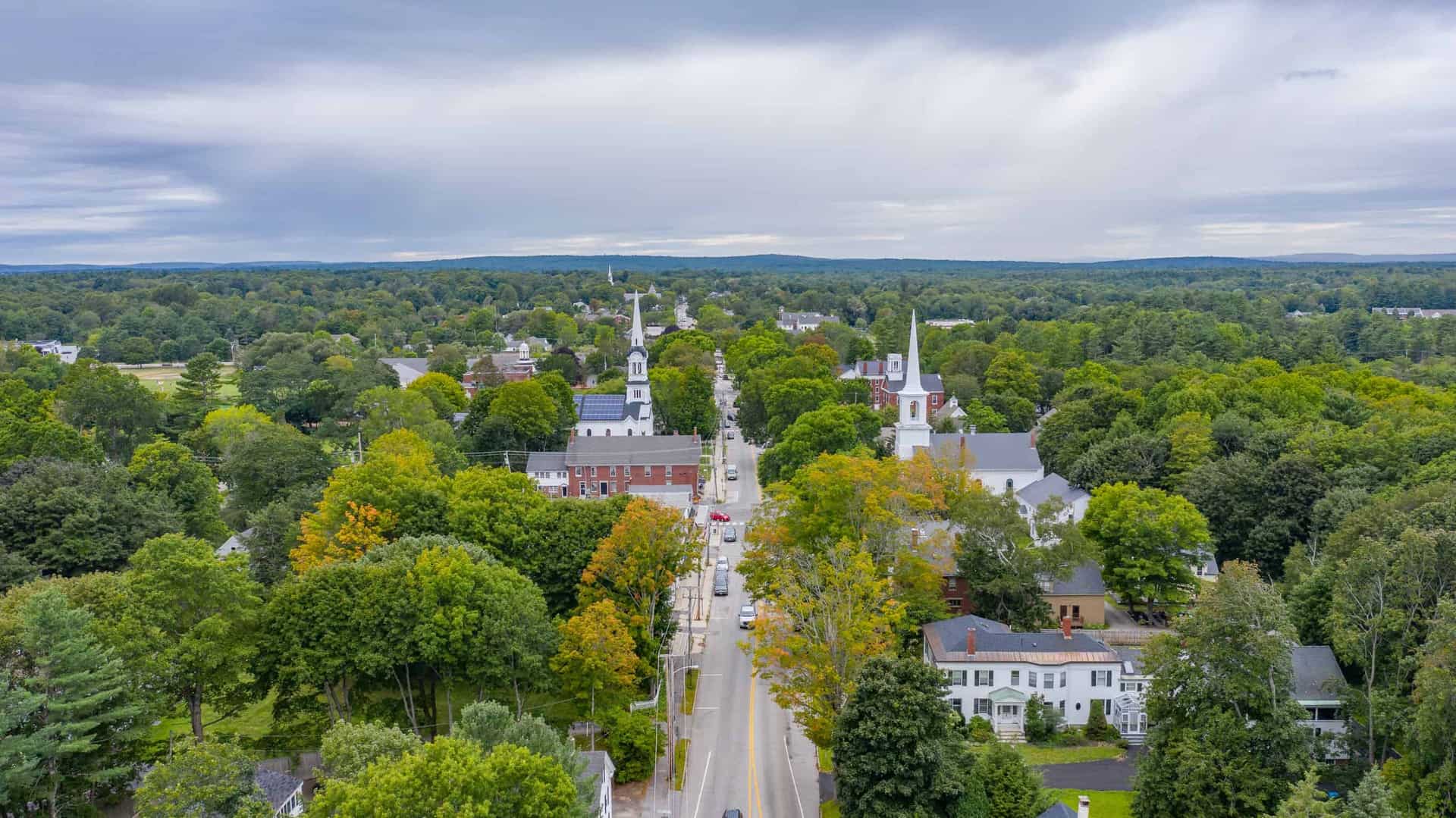 Famous lightghouse in Maine
