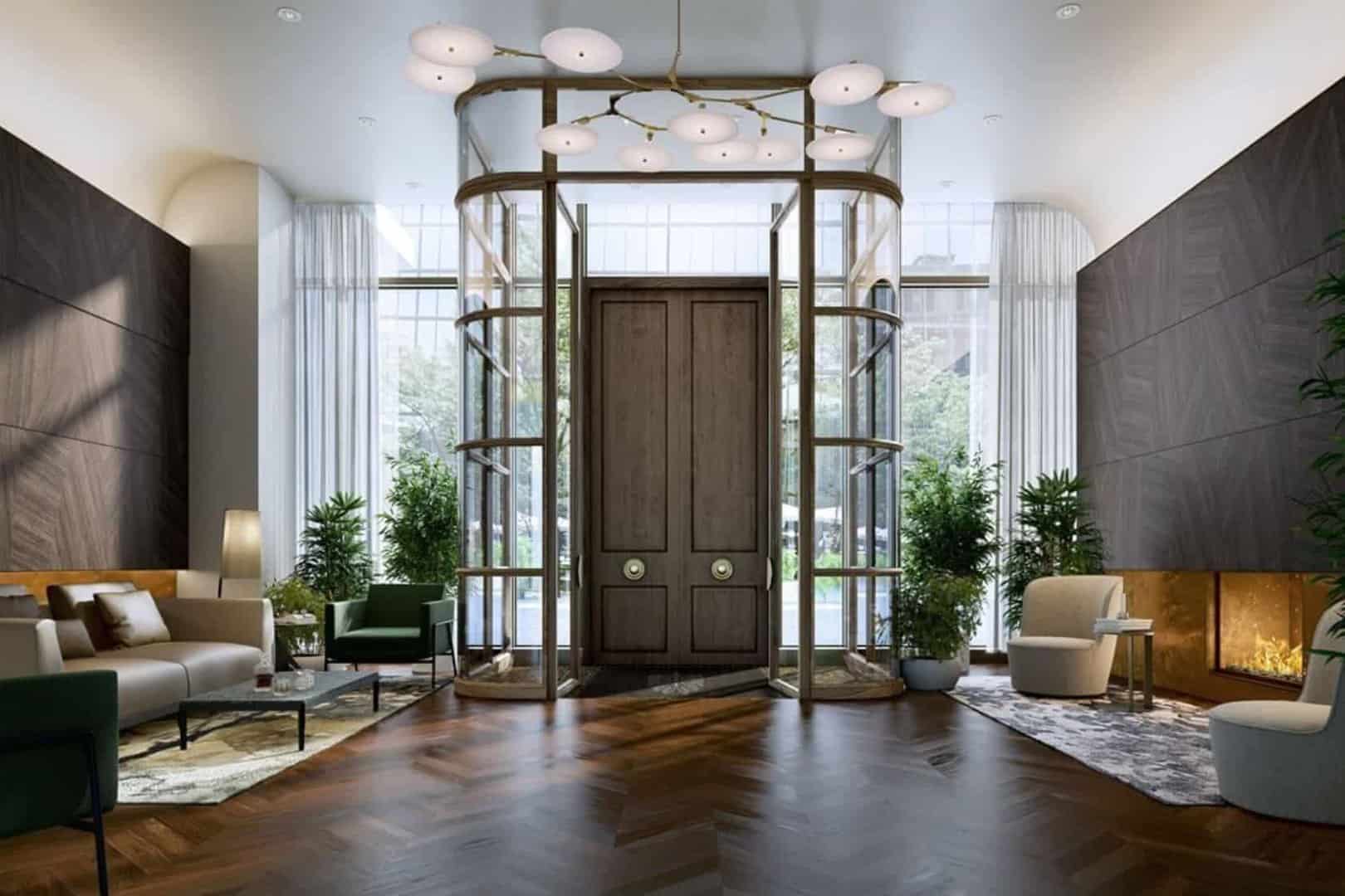 Raffles Boston lobby