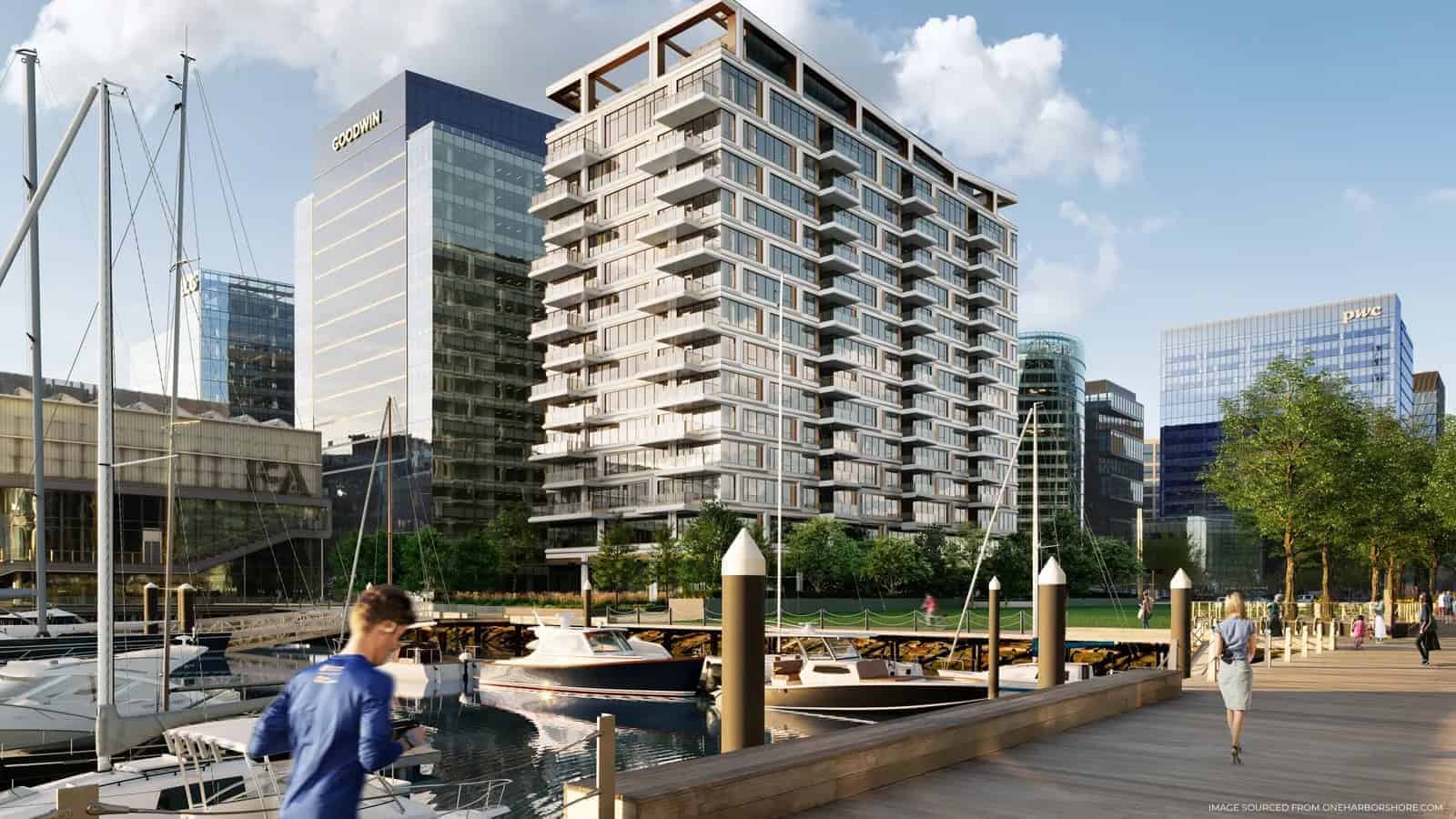 One Harbor Shore Exterior - Seaport Luxury Condos