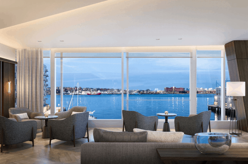 St. Regis Residences Boston Interior - Living Room