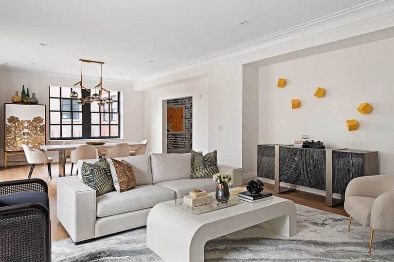 The Archer Residences Boston MA - The Archer:  Living room