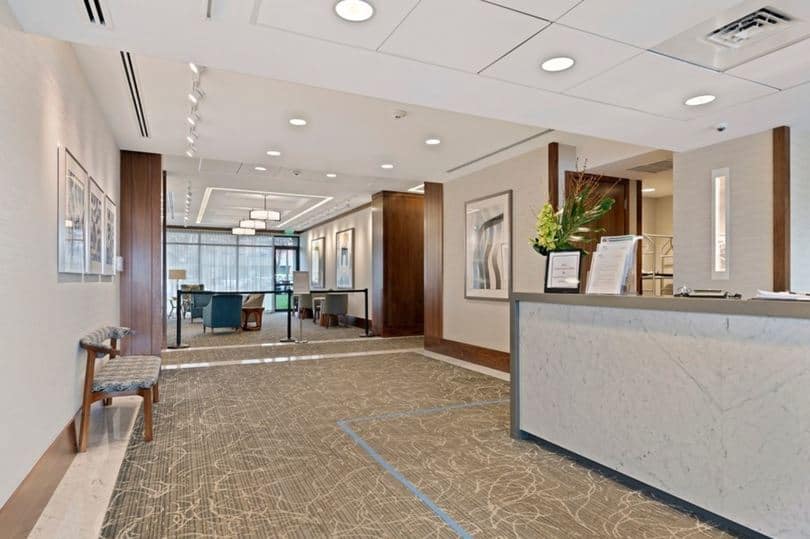 Whittier Place Condominiums Boston MA - Whittier Place lobby