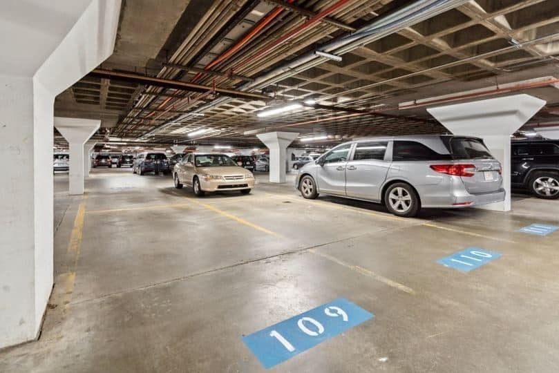 Whittier Place Condominiums Boston MA - Whittier Place garage