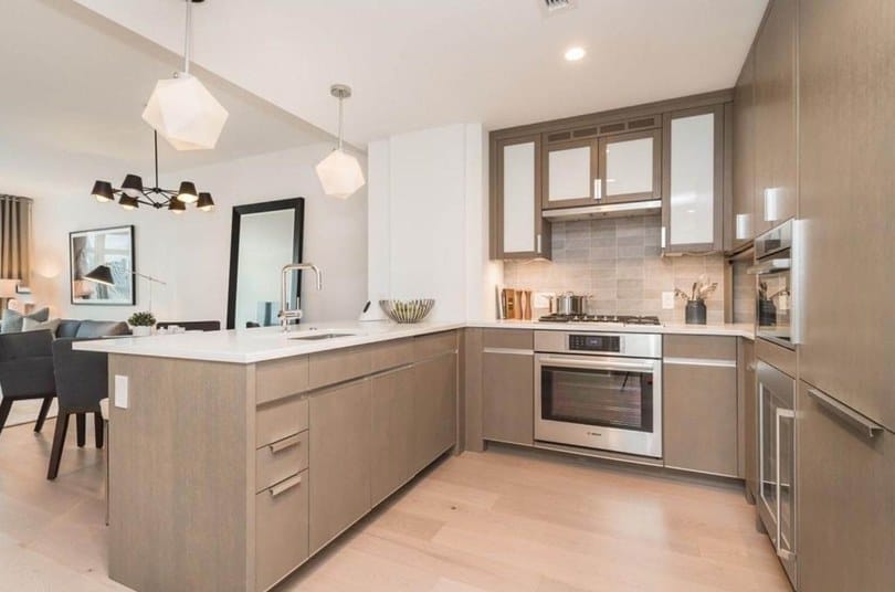 Lovejoy Wharf Boston MA - Lovejoy Wharf sample kitchen