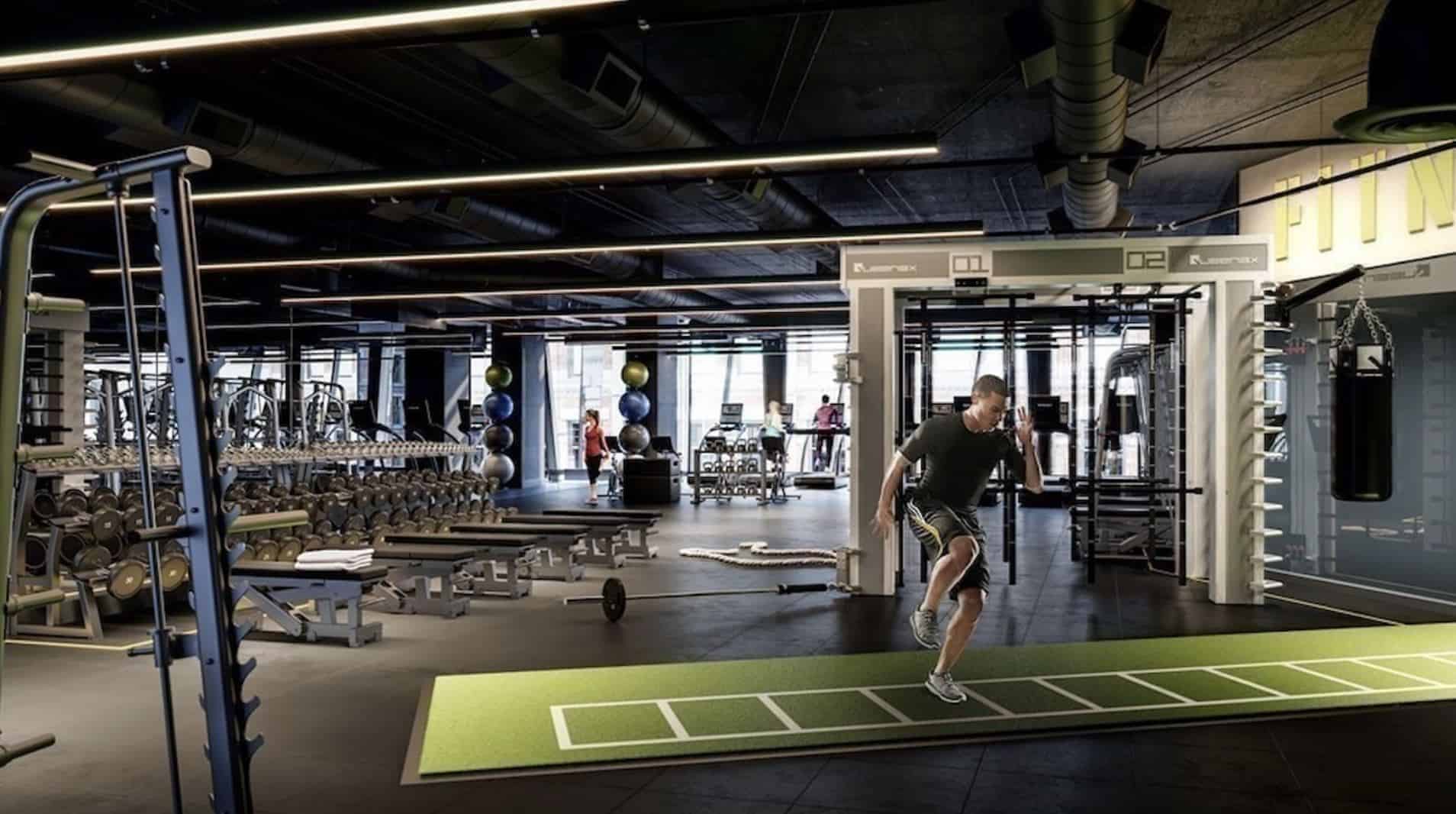 FLX wellness center gym Millennium Winthrop