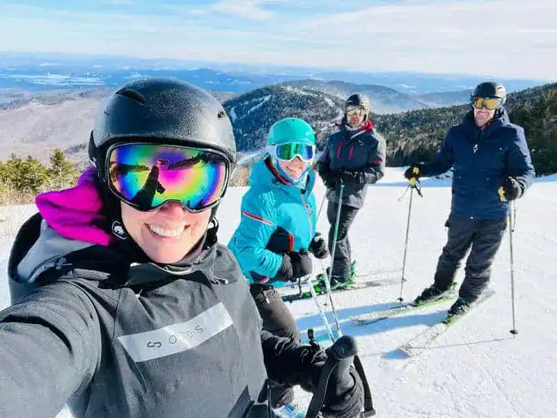 People on the mountain