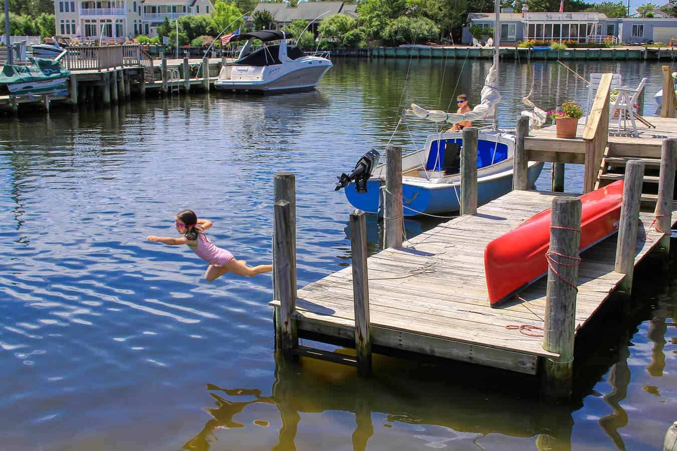 Kids in Lagoon