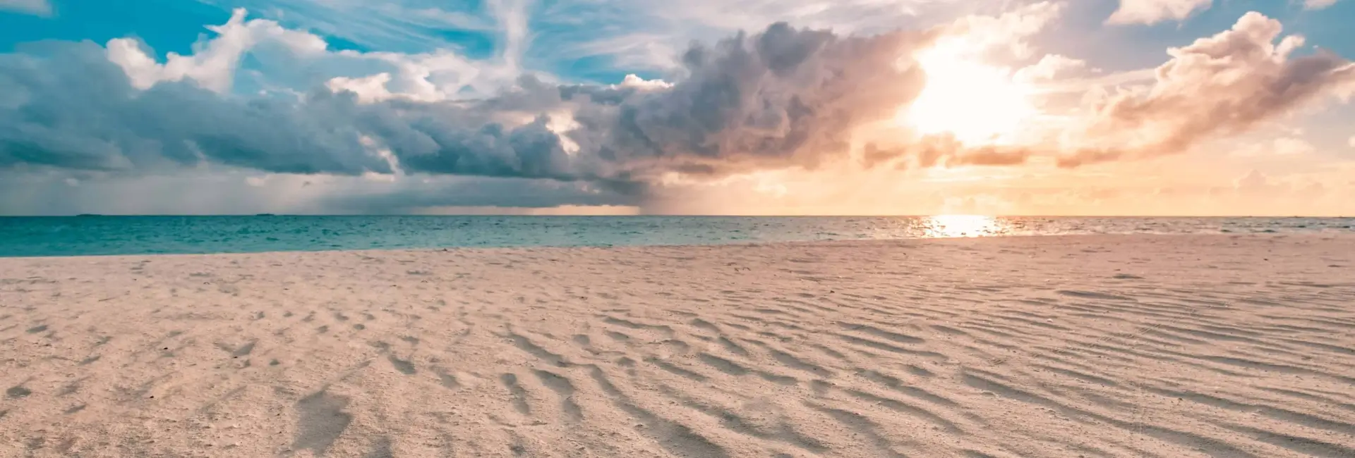 Ocean sunset view