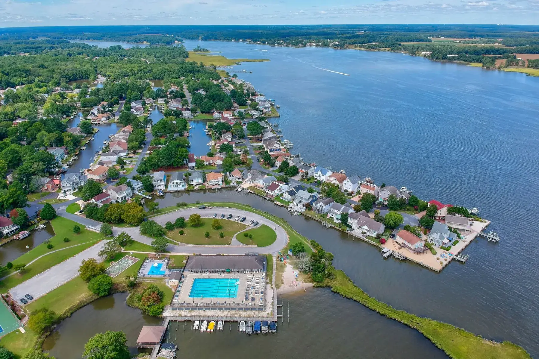 Drone View of the city