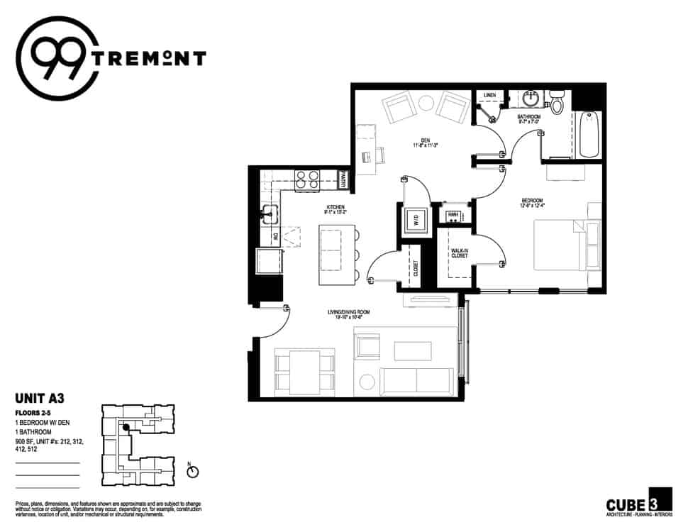 99 Tremont Street, Brighton, MA Back Bay Residential